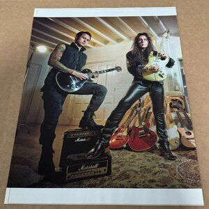 Matt Heafy & Yngwie Malmsteen - 2011 - Music Print Ad Art Photo